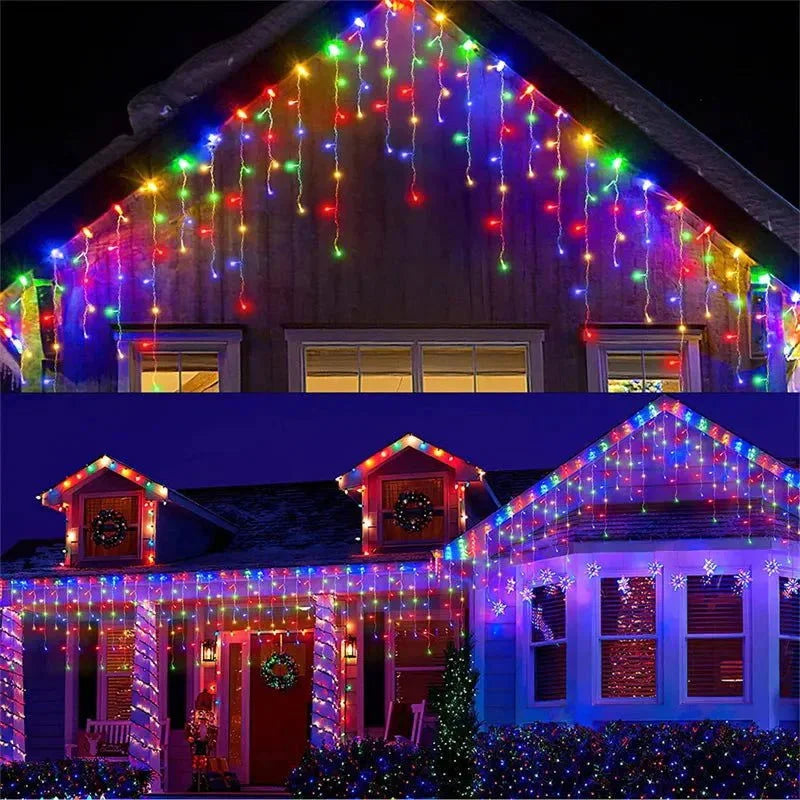 Varal de Luzes de Natal Brilhante 5 Metros Lenogue